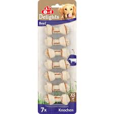 8IN1 DELİGHTS KÖPEK ÖDÜL KEMİĞİ SIĞIR ETLİ XS - 84GR 8IN1 DELİGHTS KÖPEK ÖDÜL KEMİĞİ SIĞIR ETLİ XS - 84GR