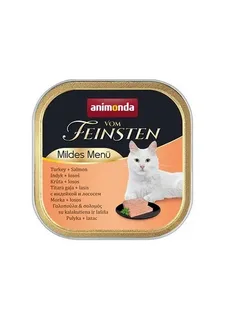 ANİMONDA VOM FEİNSTEN HİNDİLİ VE SOMONLU KISIRLAŞTIRILMIŞ KEDİ KONSERVESİ 100G ANİMONDA VOM FEİNSTEN HİNDİLİ VE SOMONLU KISIRLAŞTIRILMIŞ KEDİ KONSERVESİ 100G