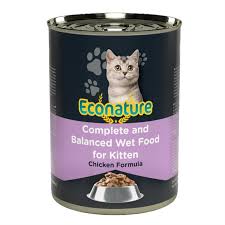 ECONATURE YAVRU YAŞ KEDİ MAMASI (KİTTEN) TAVUK ETLİ 400GR ECONATURE YAVRU YAŞ KEDİ MAMASI (KİTTEN) TAVUK ETLİ 400GR