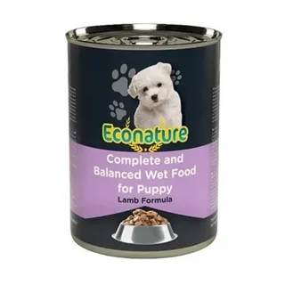 ECONATURE YAVRU YAŞ KÖPEK MAMASI (PUPPY) KUZU ETLİ 400GR ECONATURE YAVRU YAŞ KÖPEK MAMASI (PUPPY) KUZU ETLİ 400GR