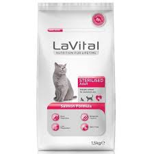 LAVİTAL SOMONLU KISIRLAŞTILMIŞ (STERİLİSED) YETİŞKİN KEDİ MAMASI 1,5KG LAVİTAL SOMONLU KISIRLAŞTILMIŞ (STERİLİSED) YETİŞKİN KEDİ MAMASI 1,5KG