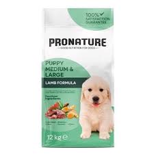 PRONATURE ORTA VE BÜYÜK IRK YAVRU KURU KÖPEK MAMASI (DAİLY GROWTH) KUZU ETLİ VE PRİNÇLİ 12KG PRONATURE ORTA VE BÜYÜK IRK YAVRU KURU KÖPEK MAMASI (DAİLY GROWTH) KUZU ETLİ VE PRİNÇLİ 12KG