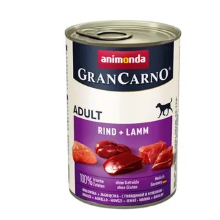 ANİMONDA GRANCARNO SIĞIRLI VE KUZULU YETİŞKİN KÖPEK KONSERVESİ 400G