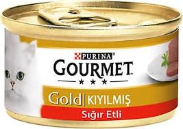 GOURMET GOLD KIYILMIŞ SIĞIR ETLİ KEDİ MAMASI 85GR