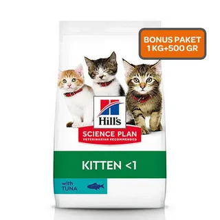 HİLL'S SP TON BALIKLI YAVRU KEDİ MAMASI 1.5KG AVANTAJLI BAŞLANGIÇ PAKETİ