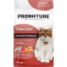 PRONATURE KISIRLAŞTIRILMIŞ YETİŞKİN KEDİ MAMASI (WEİGHT PROTECT) TAVUK ETLİ VE PİRİNÇLİ 10 KG