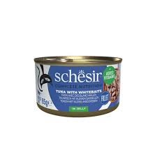 SCHESİR JELLY TON BALIĞI VE RİNGA BALIĞI JÖLE İÇİNDE YETİŞKİN KEDİ KONSERVESİ 85G