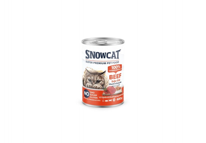 SNOW CAT PREMİUM PARÇA SIĞIR ETLİ 400GR