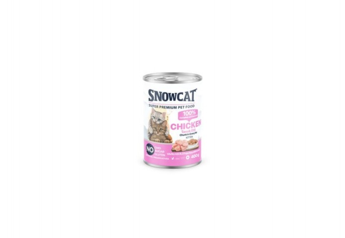 SNOW CAT PREMİUM PARÇA YAVRU TAVUK ETLİ 400GR