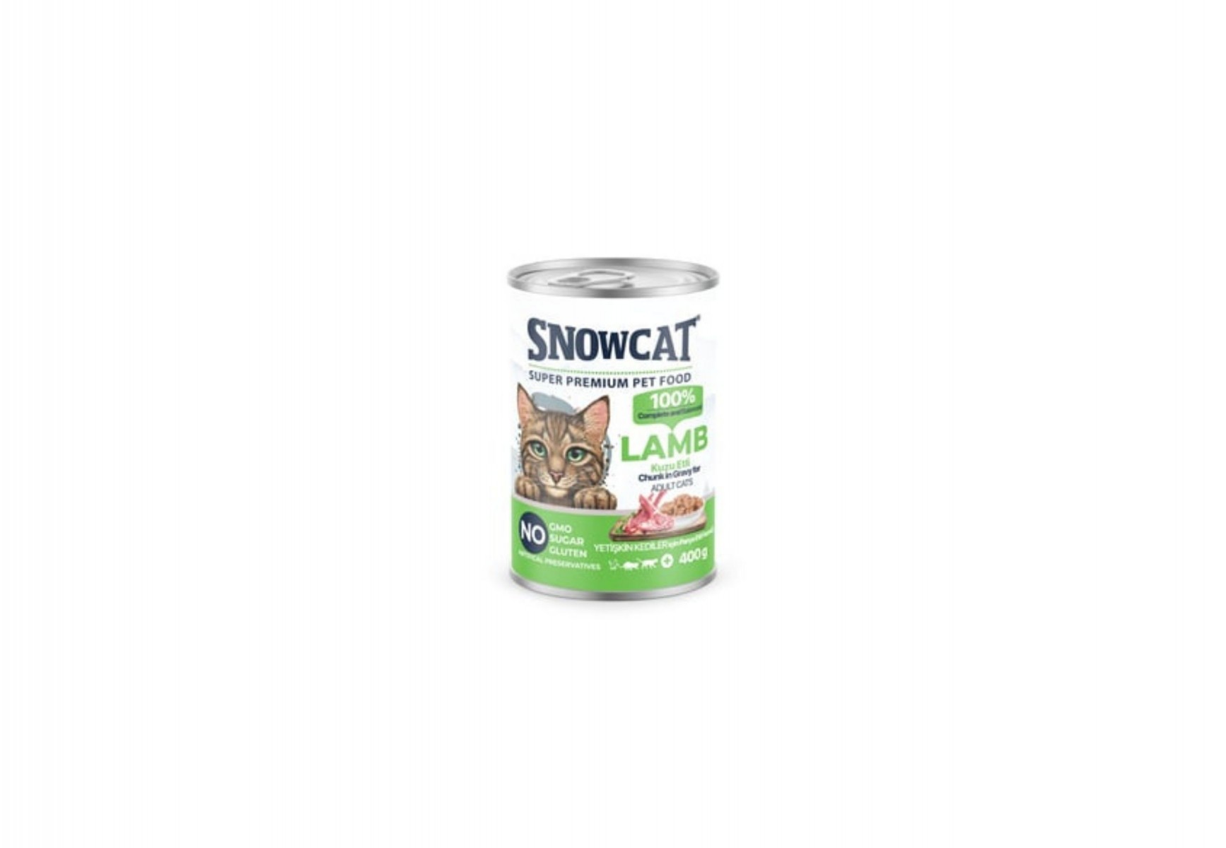 SNOW CAT PREMİUM PARÇA KUZU ETLİ 400GR