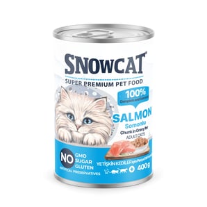 SNOW CAT PREMİUM PARÇA SOMON ETLİ 400GR
