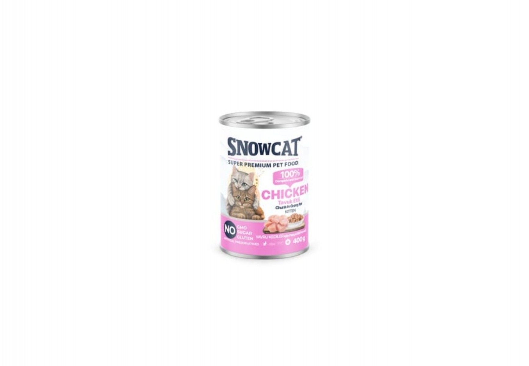 SNOW CAT PREMİUM PARÇA YAVRU TAVUK ETLİ 400GR SNOW CAT PREMİUM PARÇA YAVRU TAVUK ETLİ 400GR