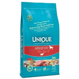 UNIQUE DOG ADULT MEDİUM & LARGE KUZULU 3KG UNIQUE DOG ADULT MEDİUM & LARGE KUZULU 3KG